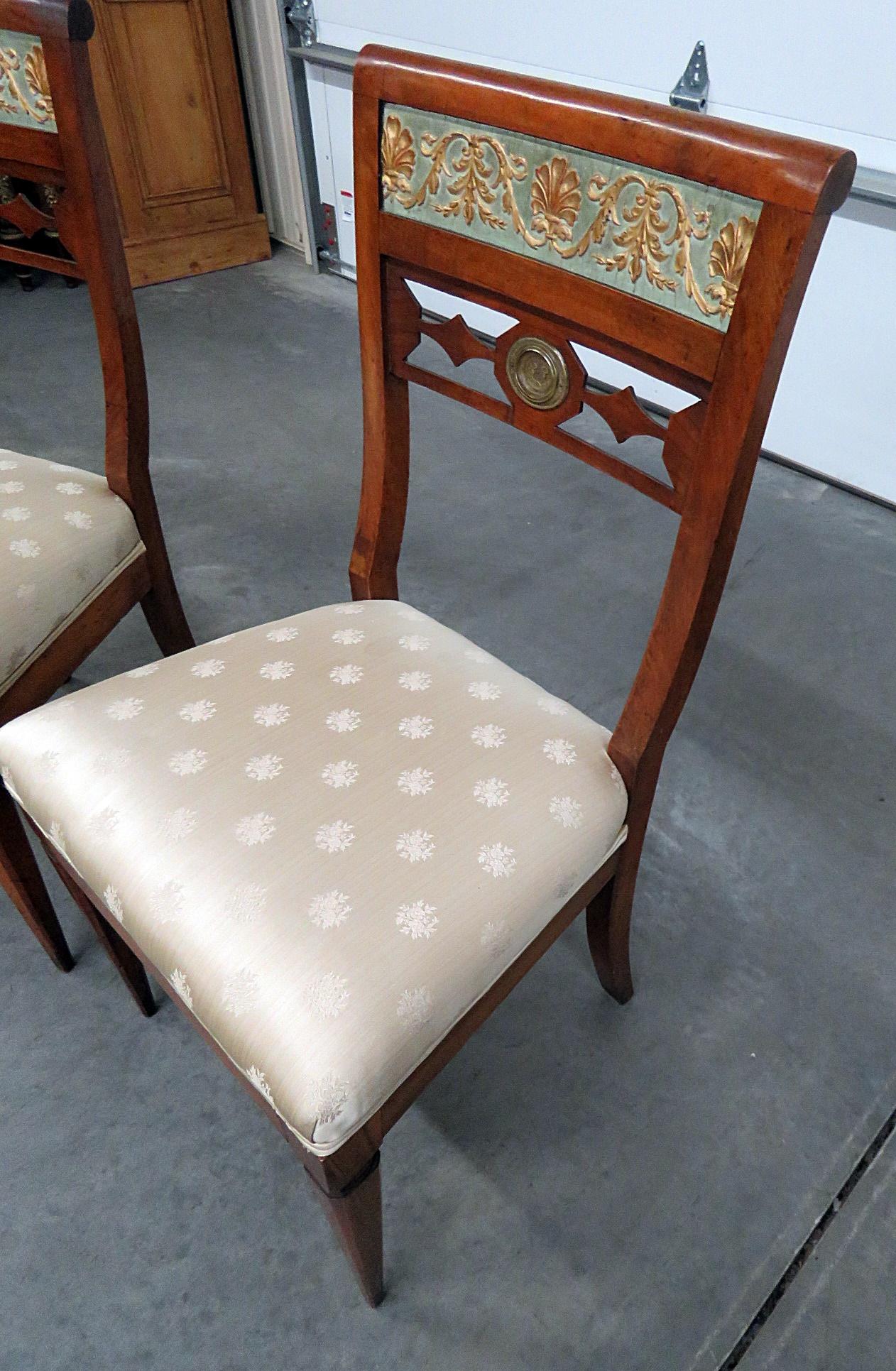 Pair of Antique Austrian Side Chairs 2