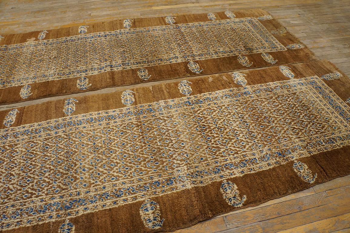 Mid 19th Century Pair of N.W. Persian Bakshaiesh Carpets (3' x 15'9