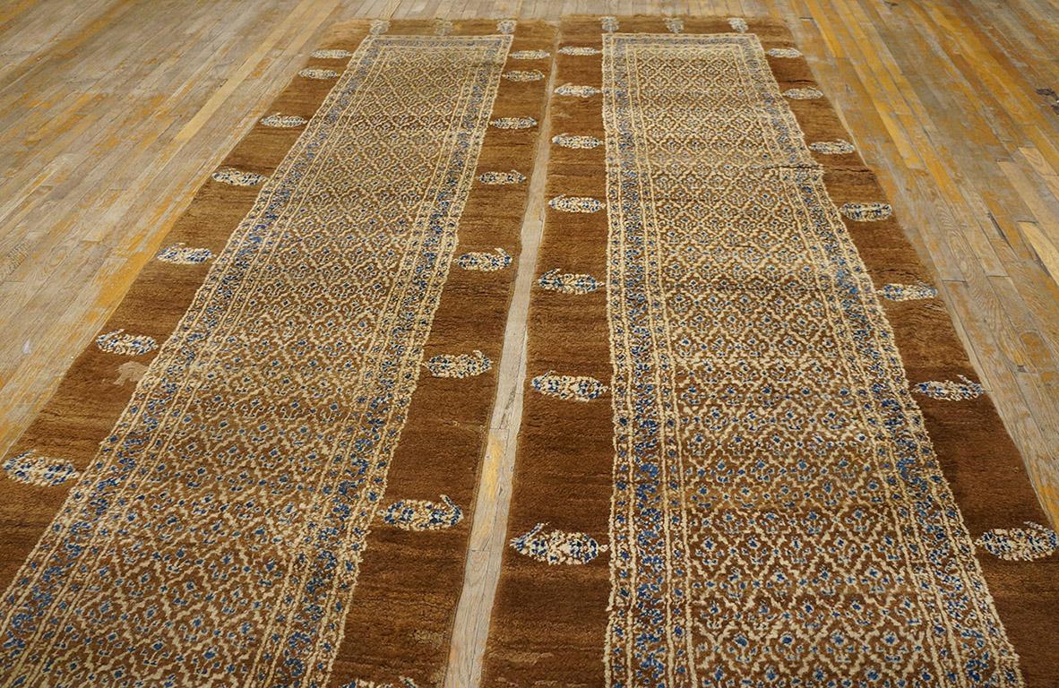 Hand-Knotted Mid 19th Century Pair of N.W. Persian Bakshaiesh Carpets (3' x 15'9