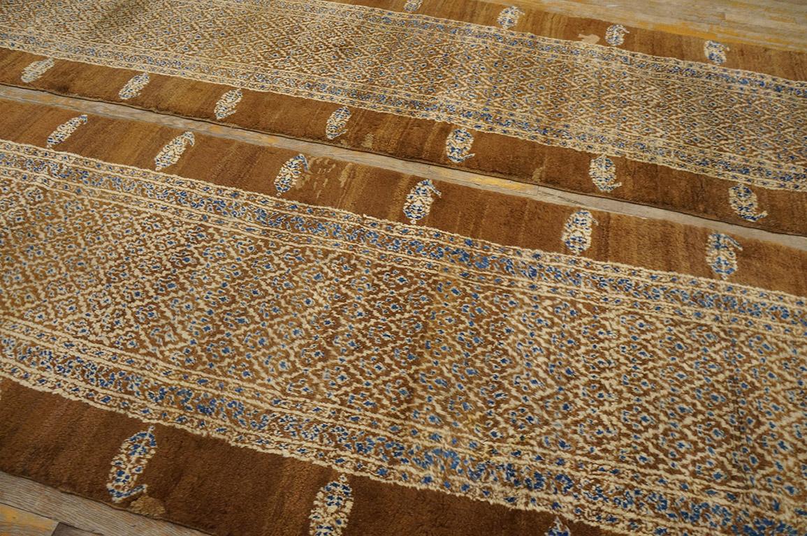 Wool Mid 19th Century Pair of N.W. Persian Bakshaiesh Carpets (3' x 15'9