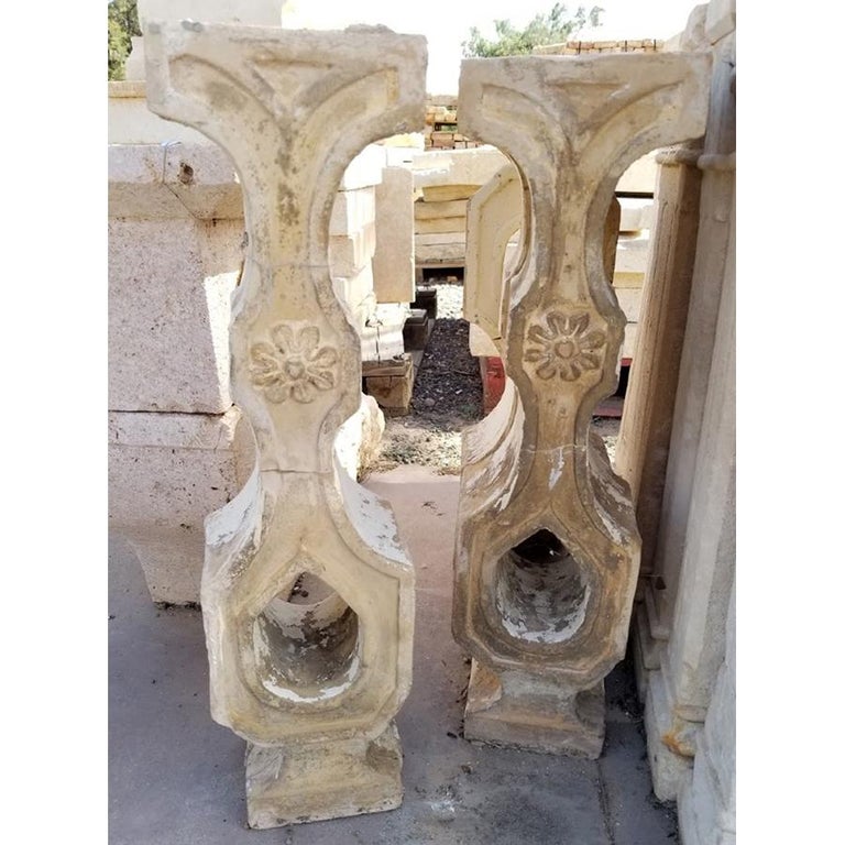 Pair of Antique Balusters For Sale at 1stDibs