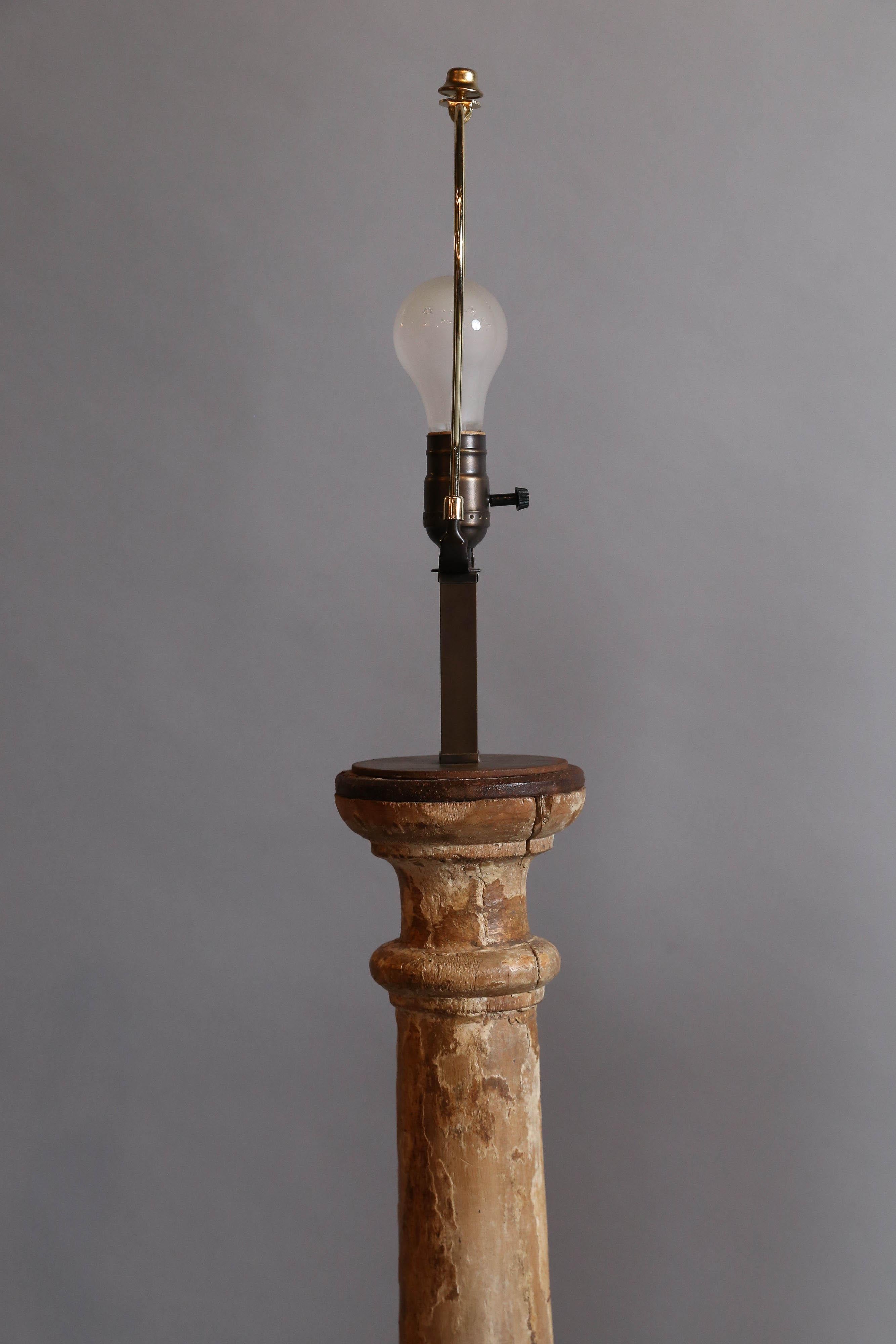 Pair of Antique Balustrades Converted to Lamps (19. Jahrhundert) im Angebot