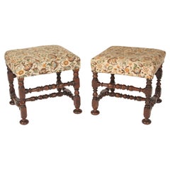 Pair of Antique Baroque Style Benches