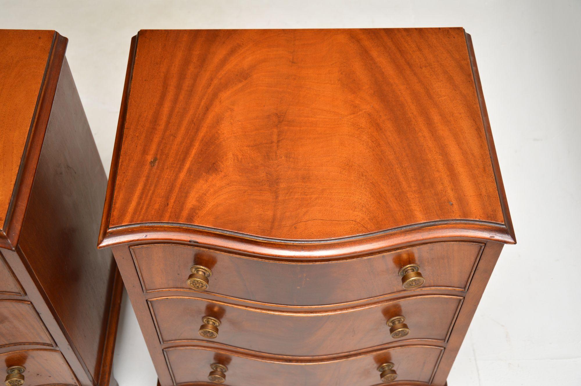Pair of Antique Bedside Chests For Sale at 1stDibs