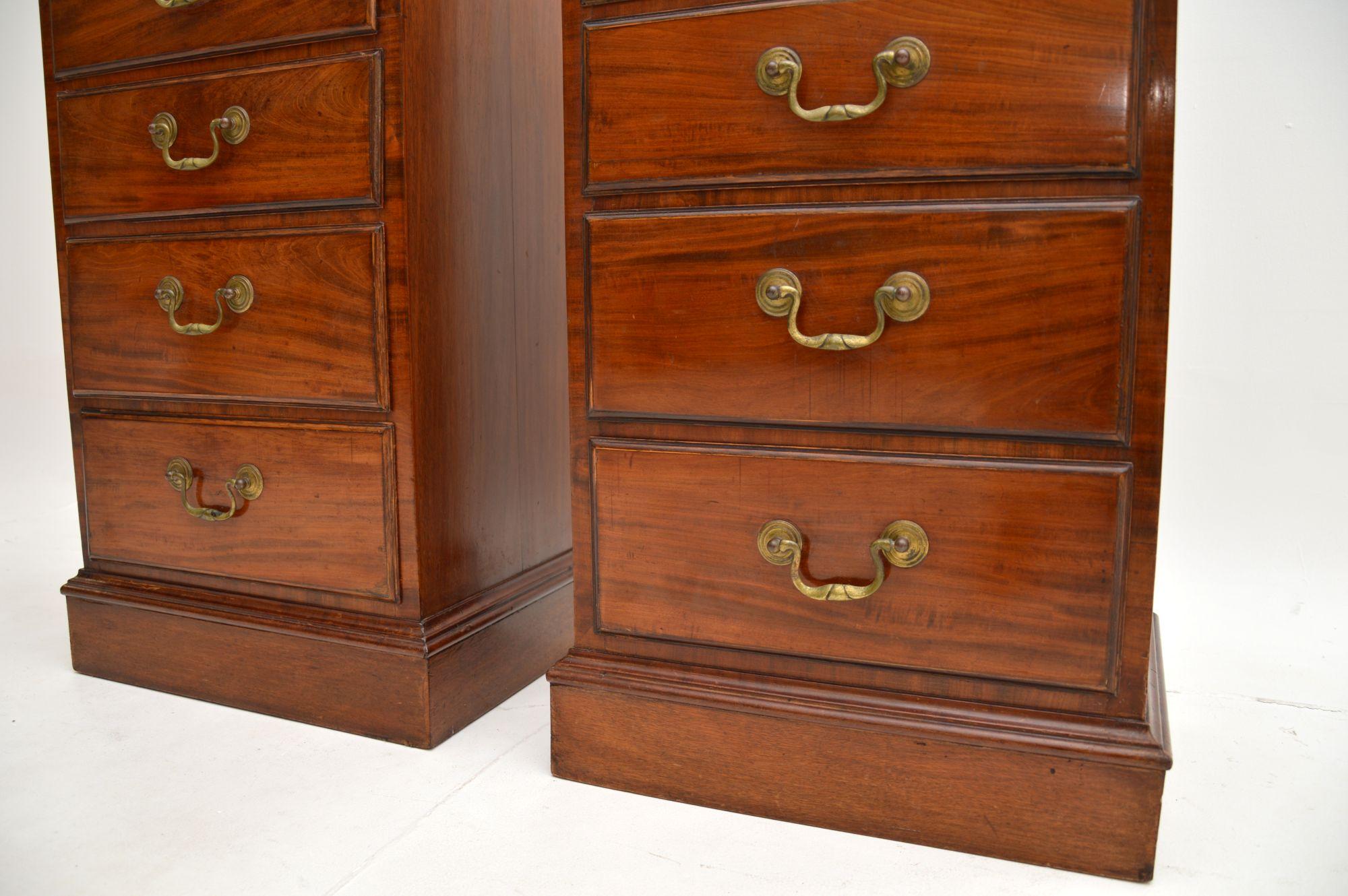Pair of Antique Bedside Chests 2