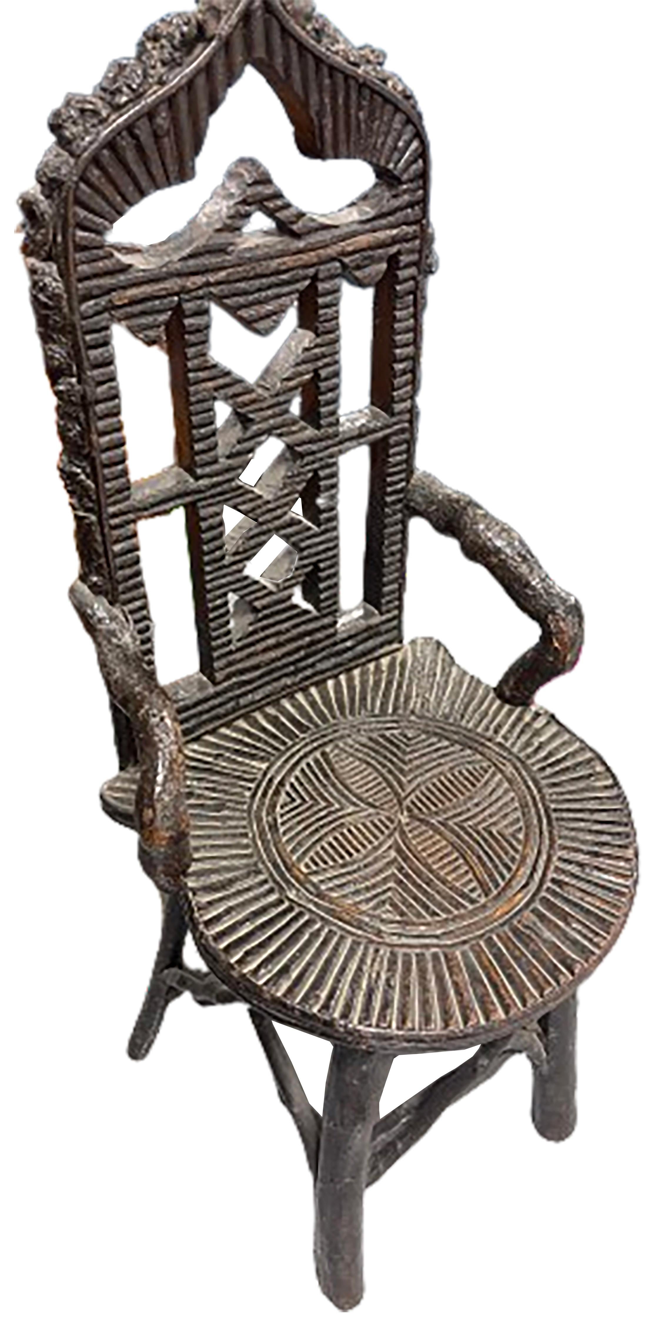Paar antike Black Forest Sessel (Deutsch) im Angebot