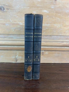 Pair of Antique Books Dating from the 19th Century France