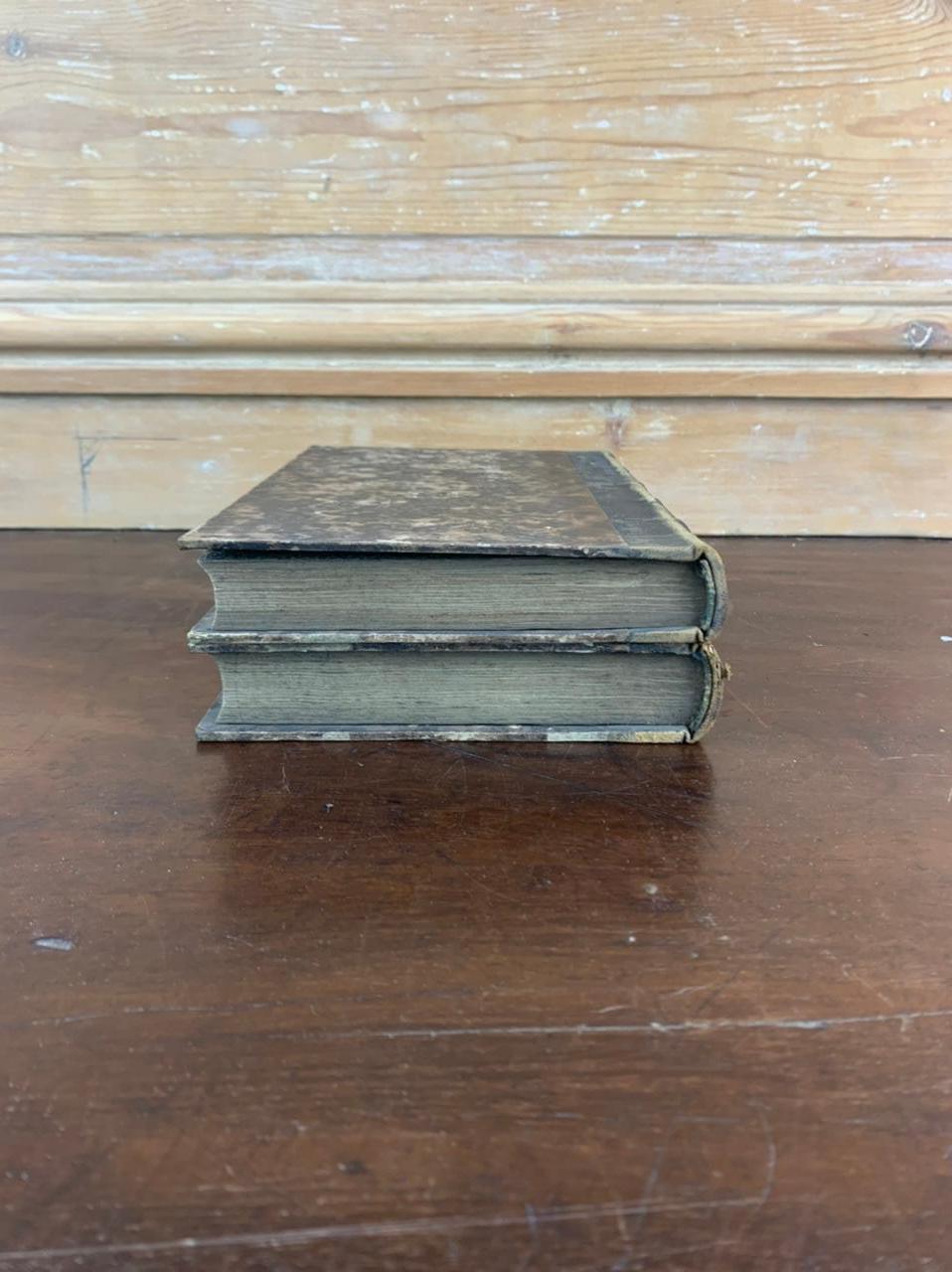 Pair of Antique Books Dating from the 19th Century France For Sale 3