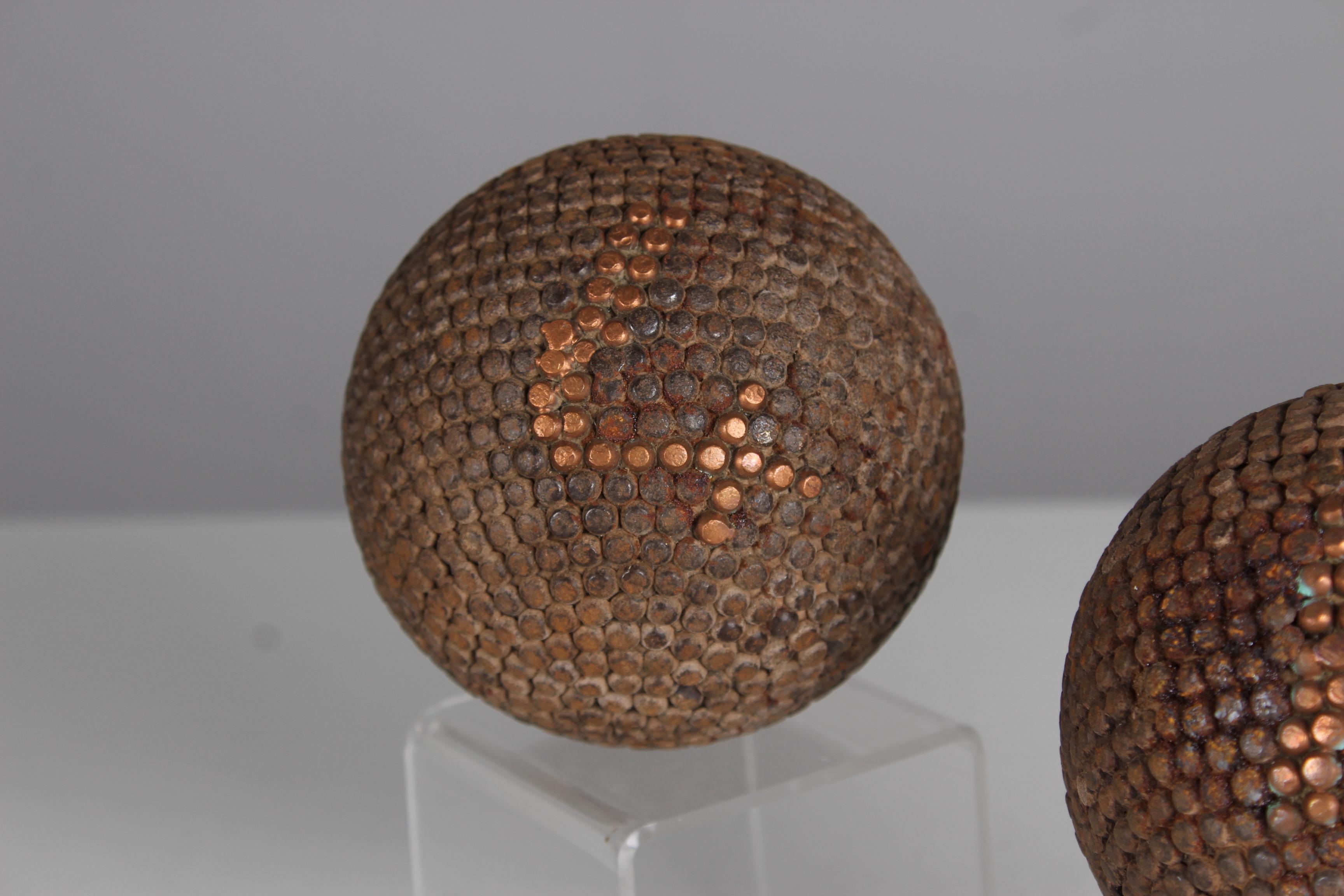 Paar antike Boule-Kugeln 