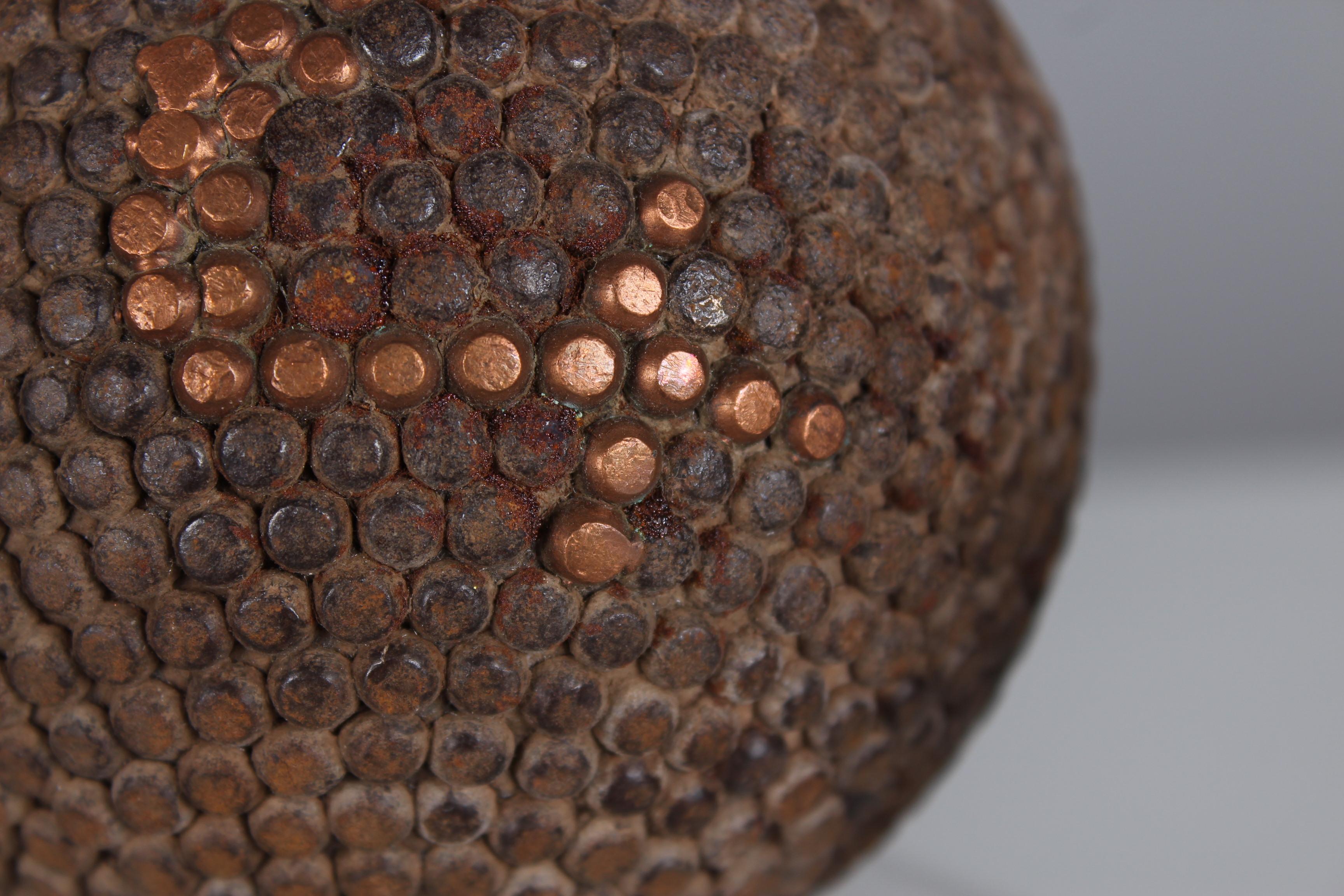 French Pair Of Antique Boule Balls 