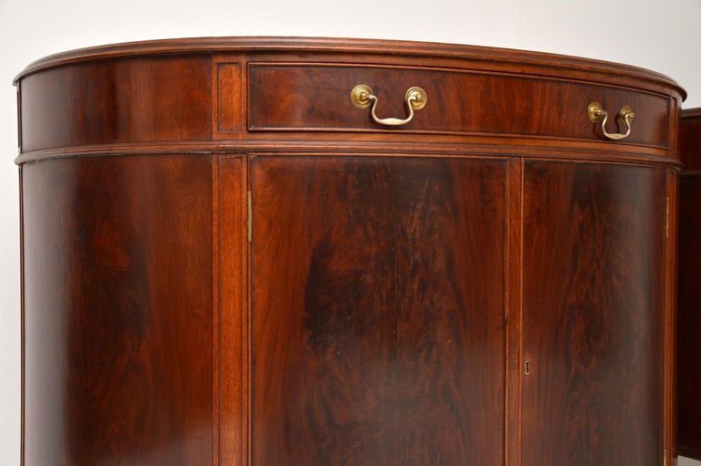 Pair of Antique Bow Front at 1stDibs