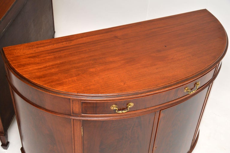 Pair of Antique Bow Front at 1stDibs