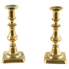 Pair of Antique Brass Candlesticks
