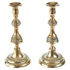 Pair of Antique Brass Candlesticks