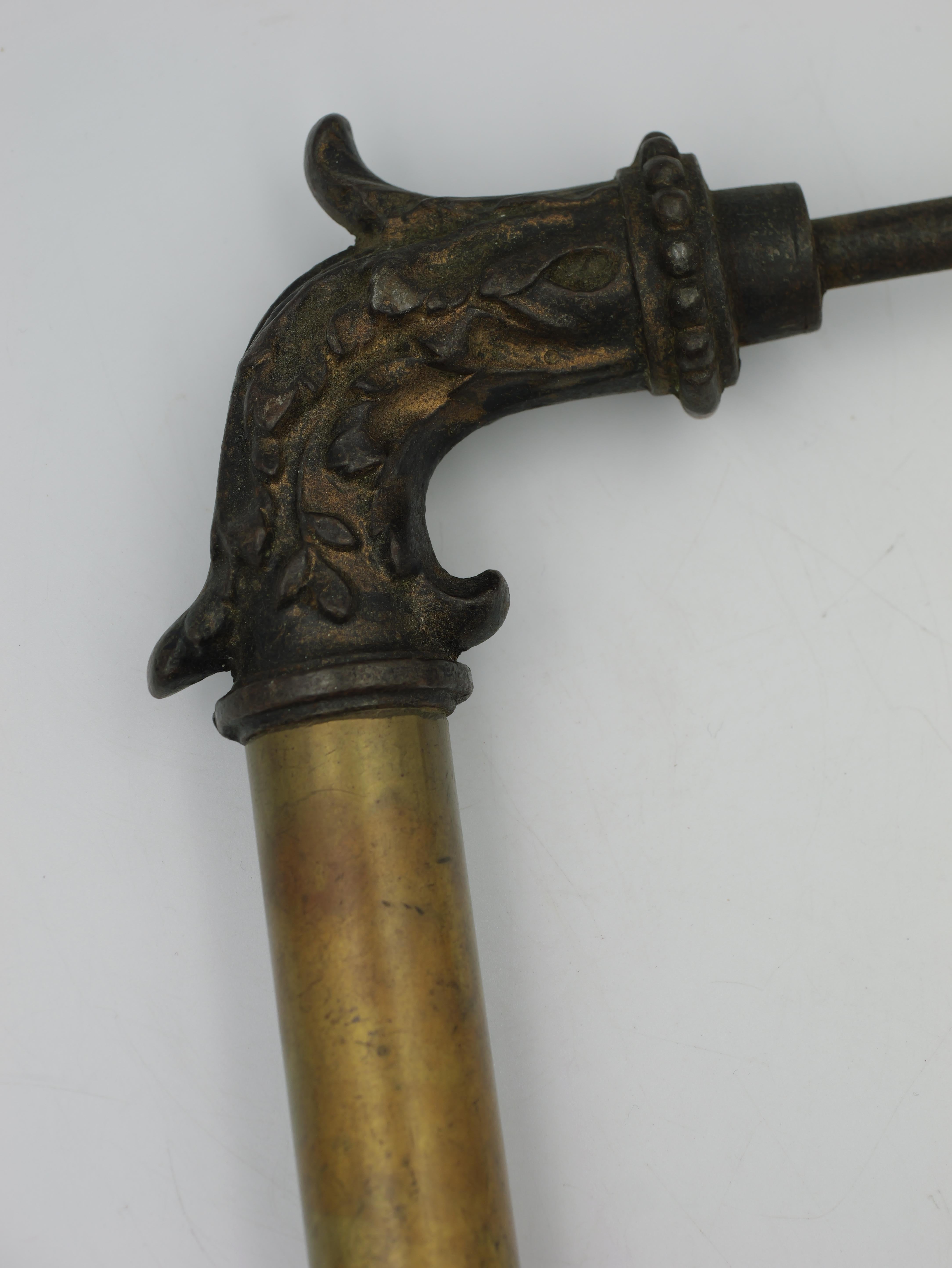 French Pair of Antique bronze door handles 