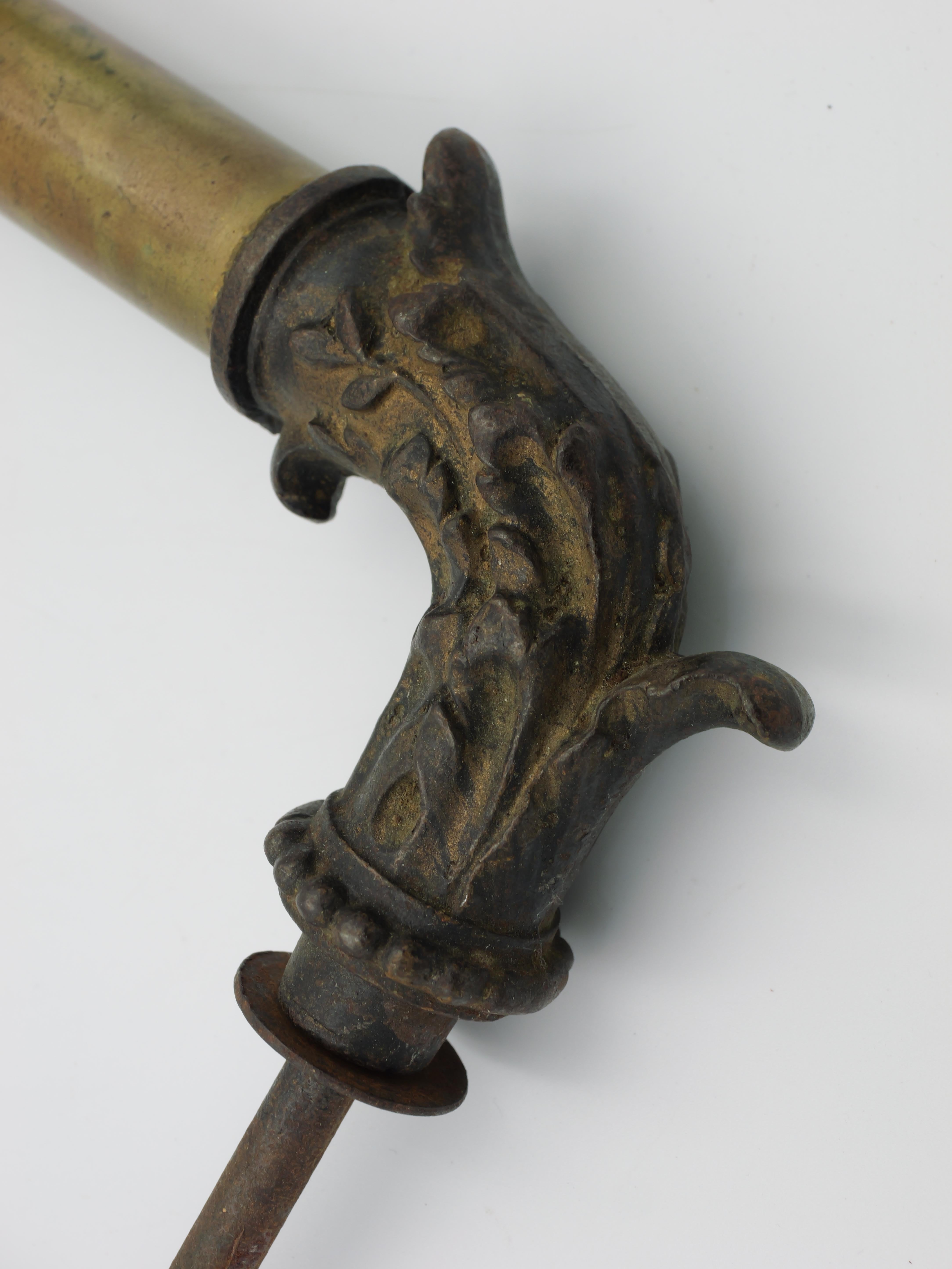 Bronze Pair of Antique bronze door handles 