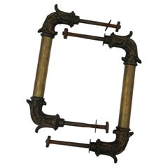 Pair of Antique bronze door handles 
