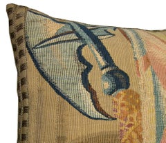 Pair of Antique Brussels Tapestry Pillows, circa 17th Century 1743p 1744p