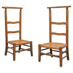 Pair of Antique French Dressing Chairs