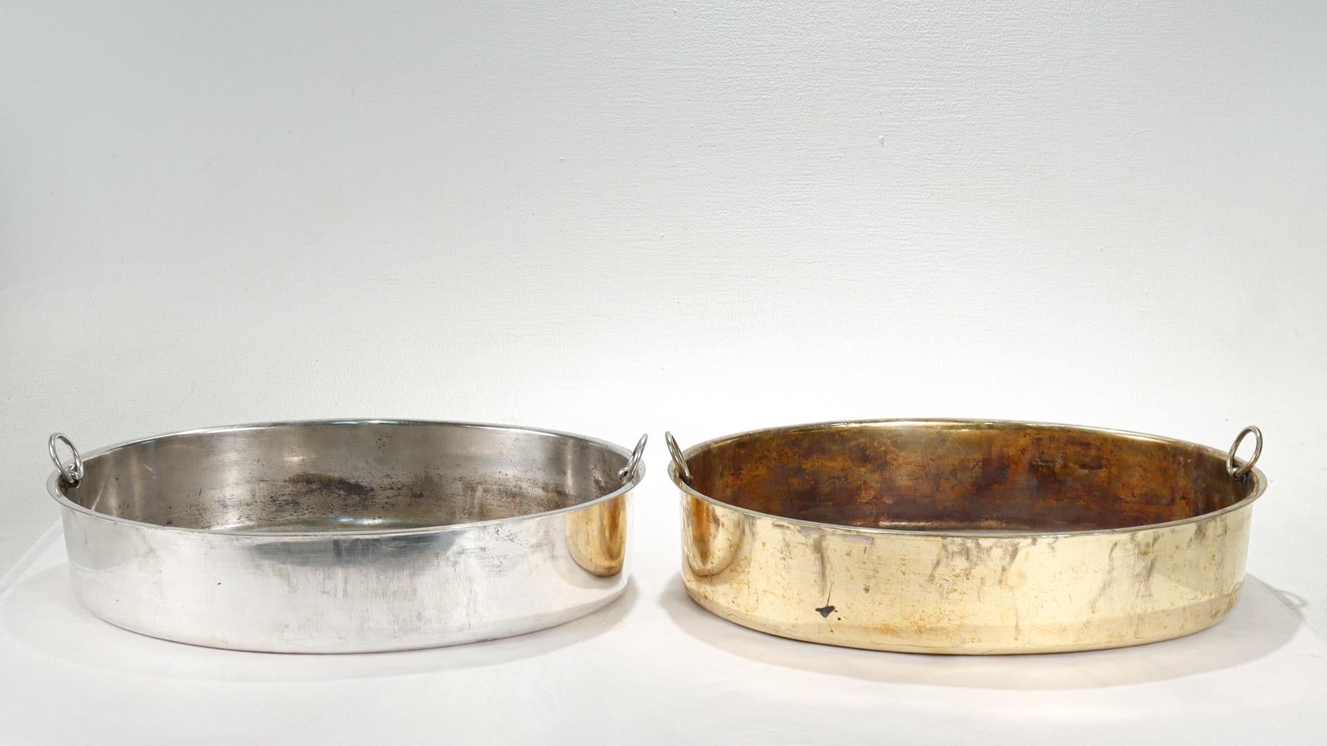 Pair of Antique Cardeilhac Paris French Silvered Bronze Centerpiece Bowls For Sale 12