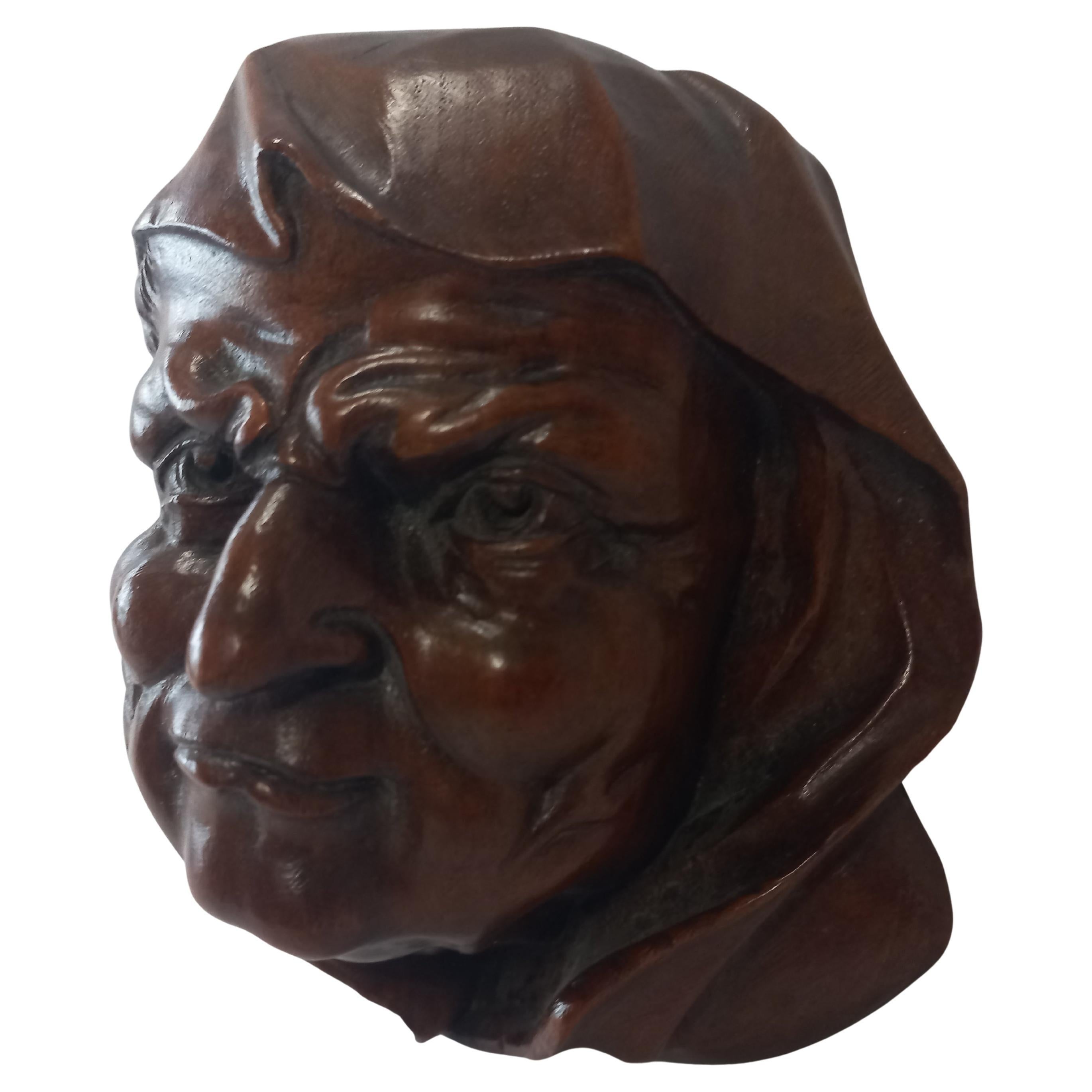 Paar antike geschnitzte Wandskulpturen (Mittleres 19. Jahrhundert) im Angebot