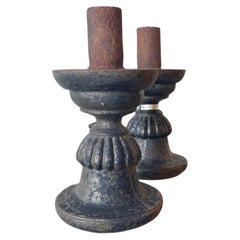 Pair of Used Cast Iron Balusters