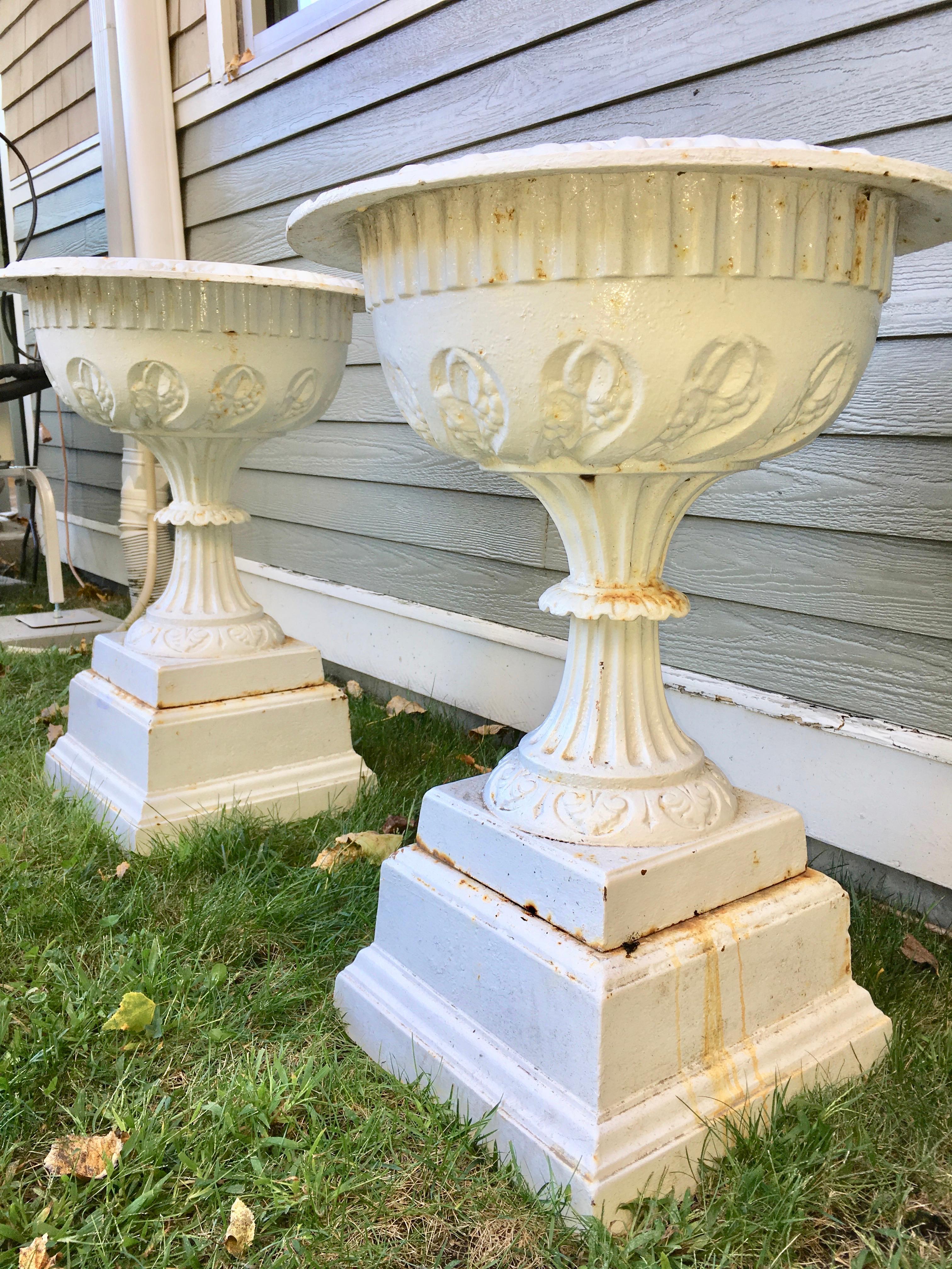 Pair of Antique Cast Iron 