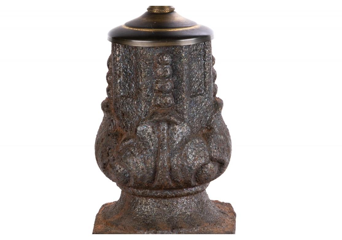 antique cast iron lamps