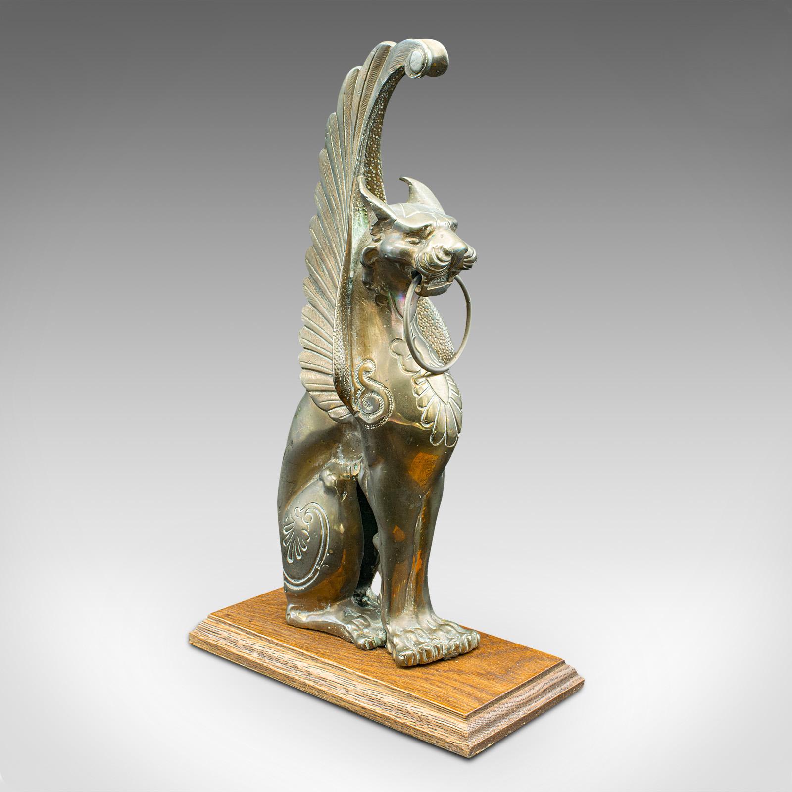 Bronze Paire de statues de chats antiques italiennes, bronze, Grand Tour, butoirs de porte, victoriennes en vente