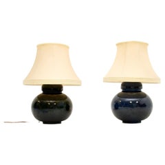 Pair of Antique Ceramic Table Lamps