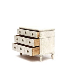 Pair of Antique Chests of Drawers Gustavian Style Sweden Approx. 1860