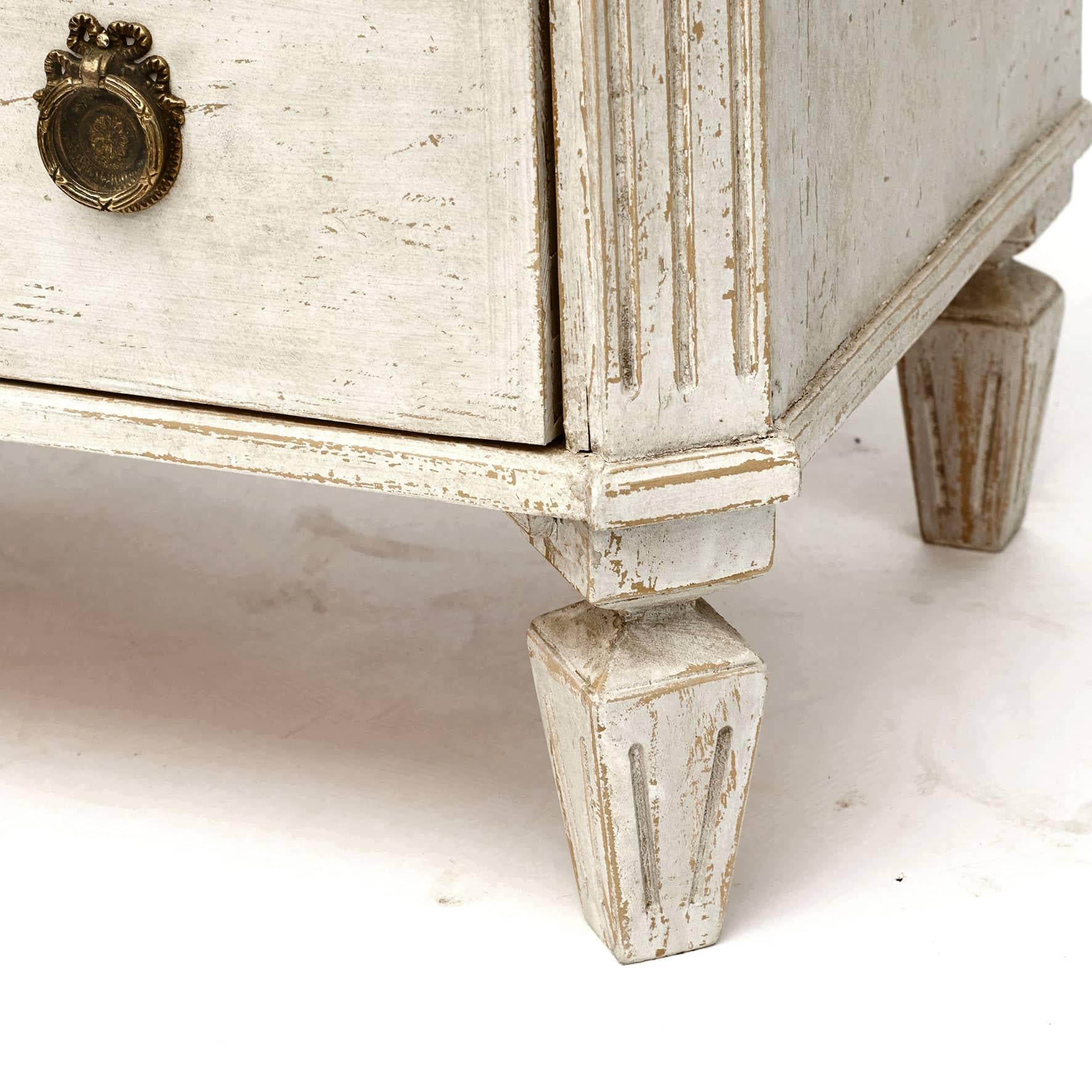 19th Century Pair of Antique Chests of Drawers Gustavian Style Sweden Approx. 1860