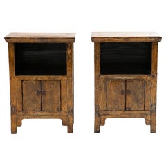Pair of Antique Chinese Bedside Cabinets