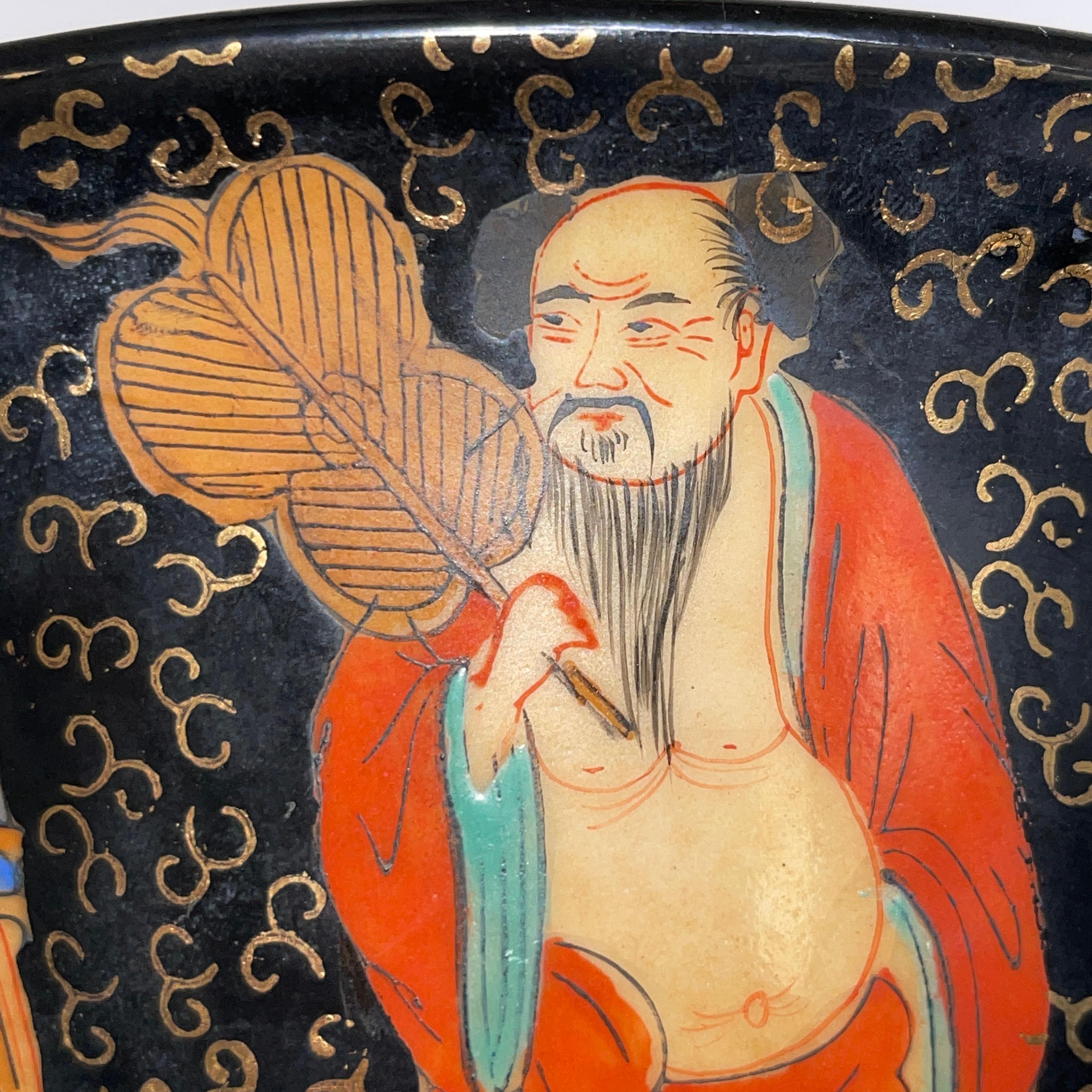 Paar antike chinesische Keramikschalen, 20. Jahrhundert, asiatische Kunst im Angebot 12