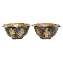 Pair of Antique Chinese Ceramic Bowls, 20th Century, Asian Art