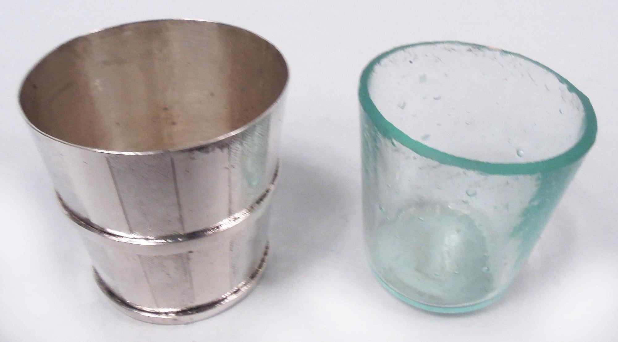 Pair of Antique Chinese Export Silver Rickshaw Condiment Carts 7