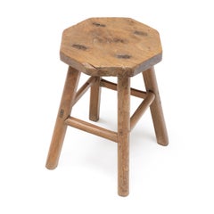 Pair of Antique Chinese Lucky Eight Stools, Early 20th Century