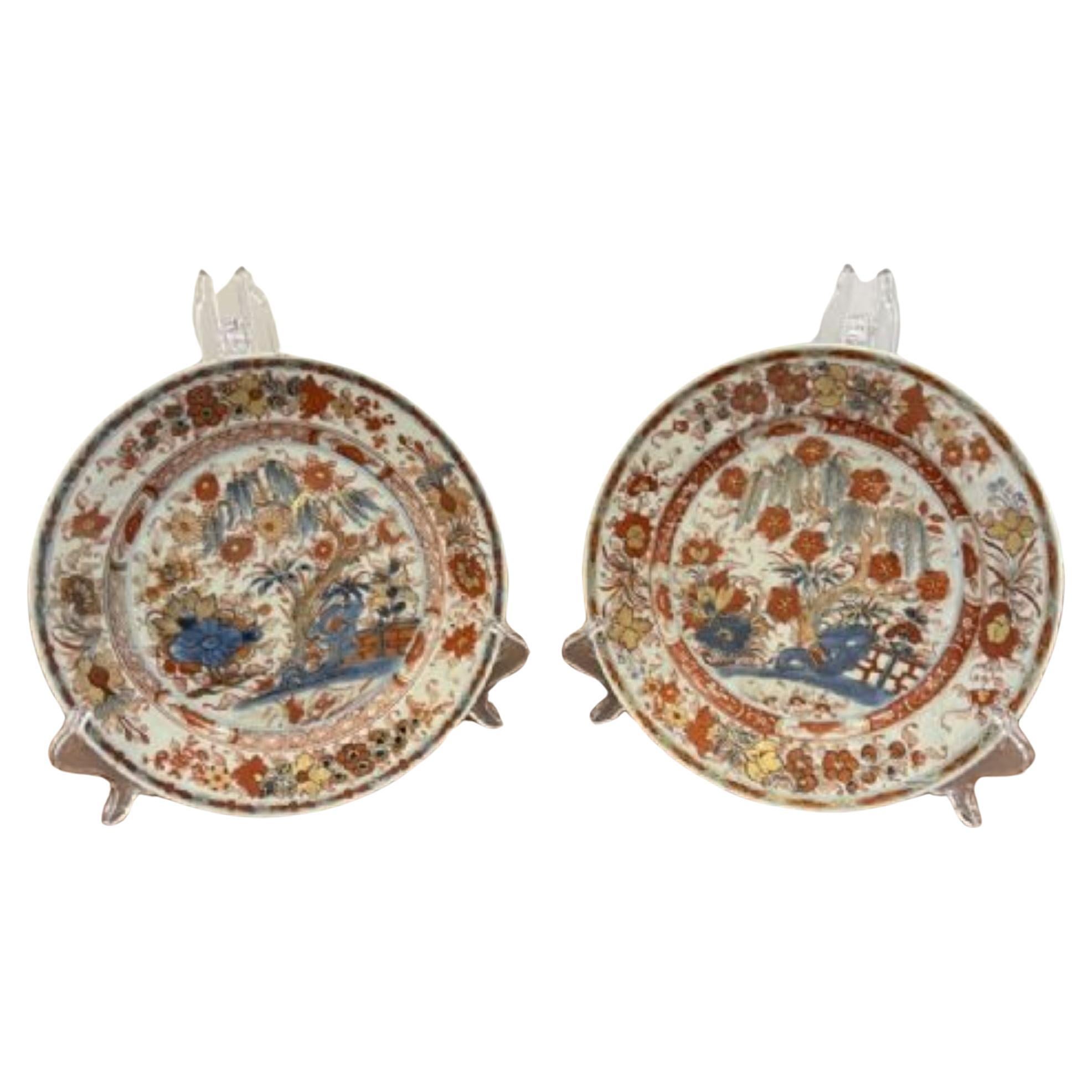 Pair of antique Chinese plates  For Sale
