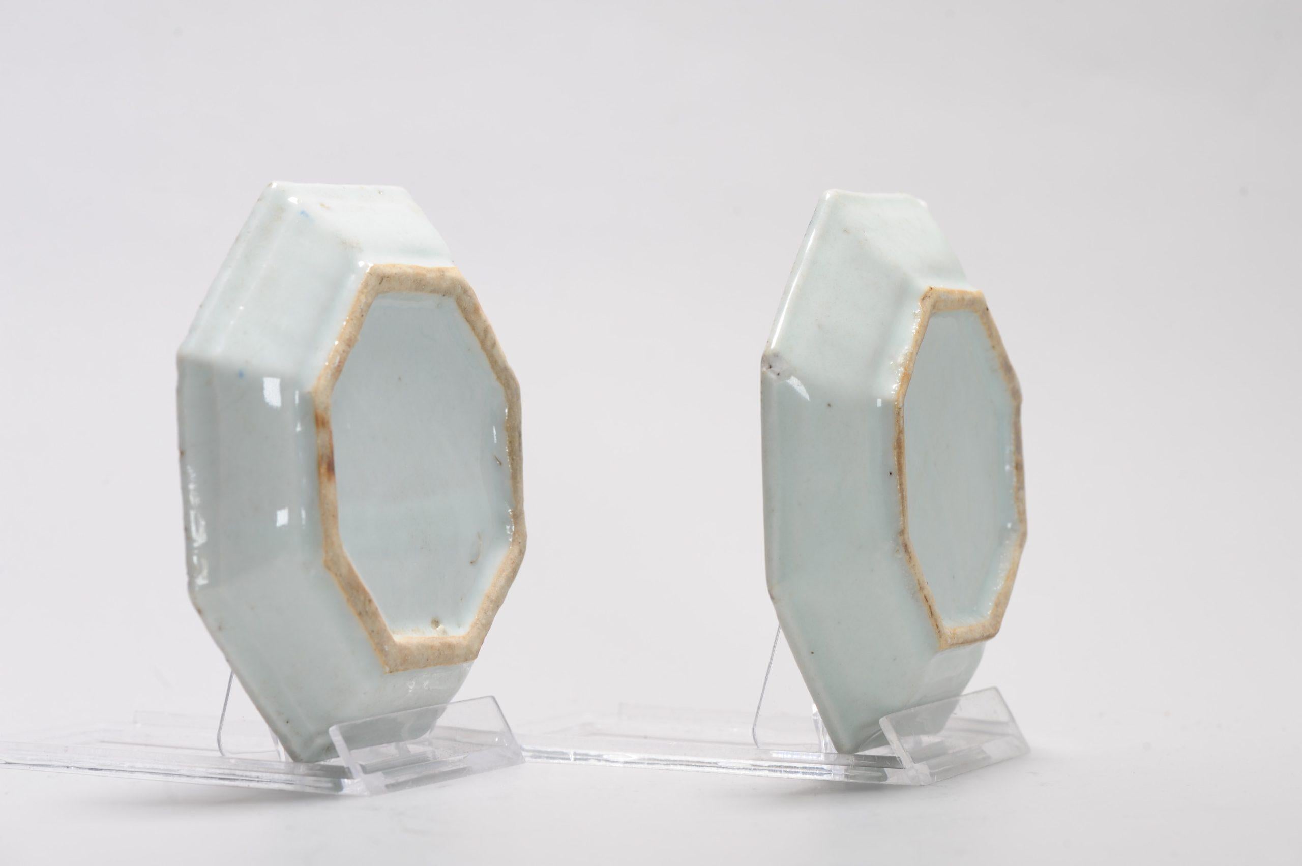 Sharing with you this fantastic pair of octagonal dishes with floral design.
It’s Kitchen Qing from the 19th century.

Additional information:
Material: Porcelain & Pottery
Region of Origin: China
Period: 19th century
China Dynasty Period: Qing