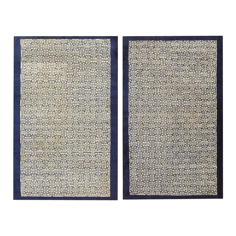 Pair of Antique Chinese Rugs
