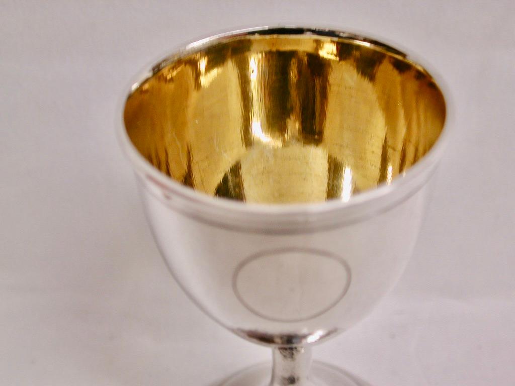 Early 20th Century Pair of Antique Chinese Silver Egg Cups, Dated circa 1900, Hung Chong, Canton