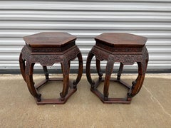 Coppia di tavoli cinesi antichi