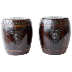 Mesas auxiliares de madera