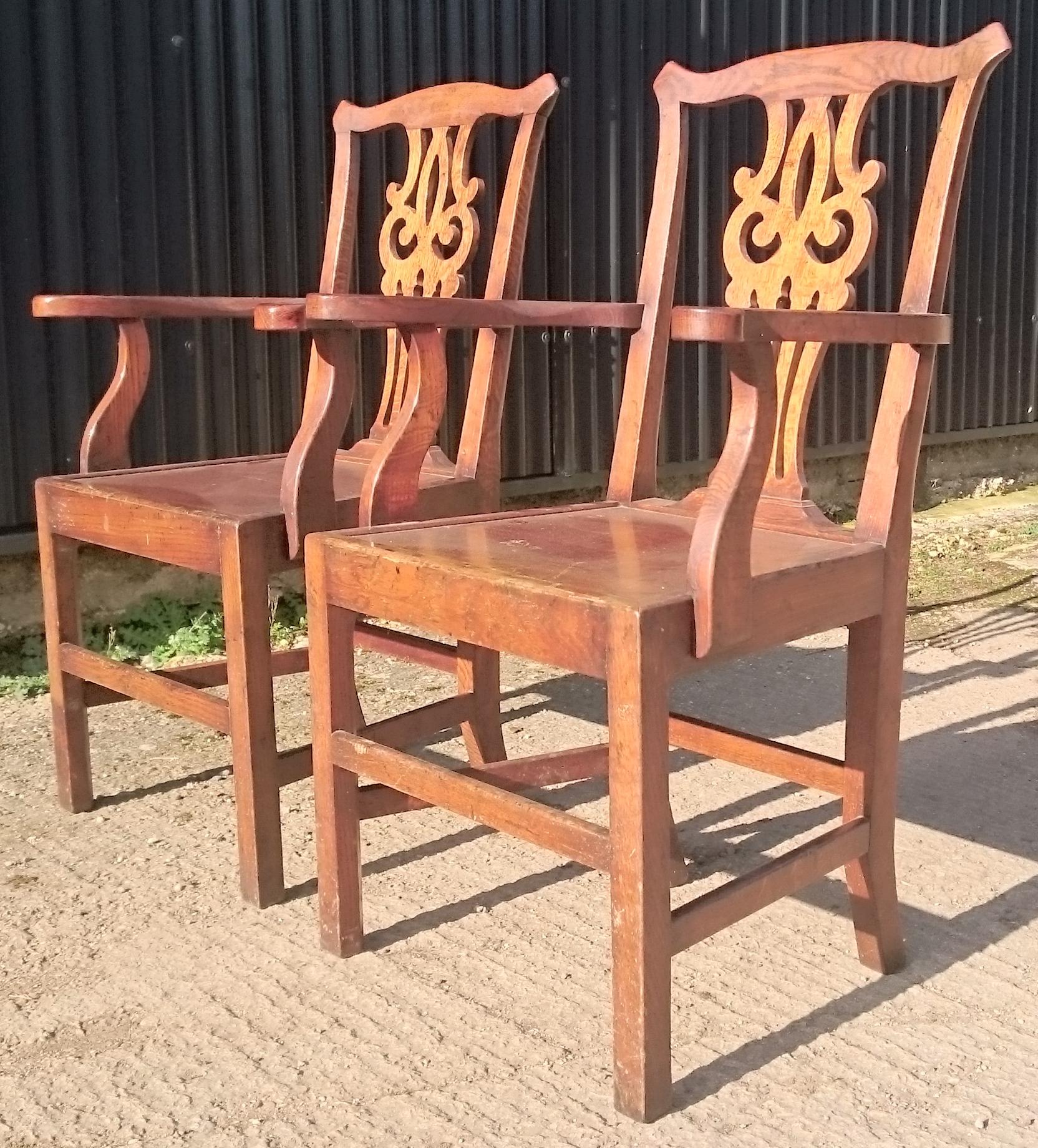 antique chippendale chairs