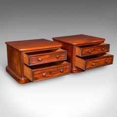 Pair of Antique Collector's Chests, English, Specimen Cases, Victorian, C.1870