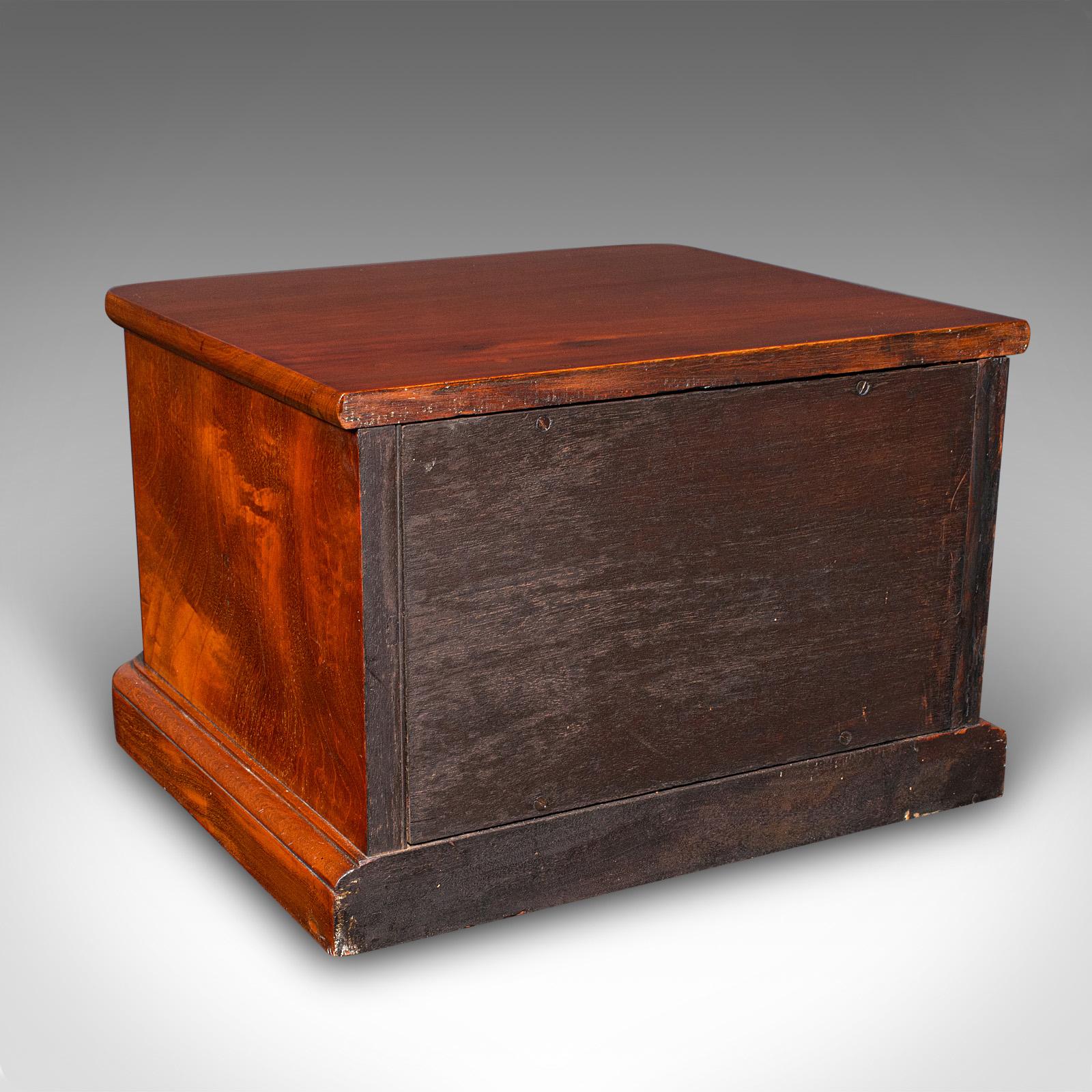 Pair of Antique Collector's Chests, English, Specimen Cases, Victorian, C.1870 In Good Condition For Sale In Hele, Devon, GB