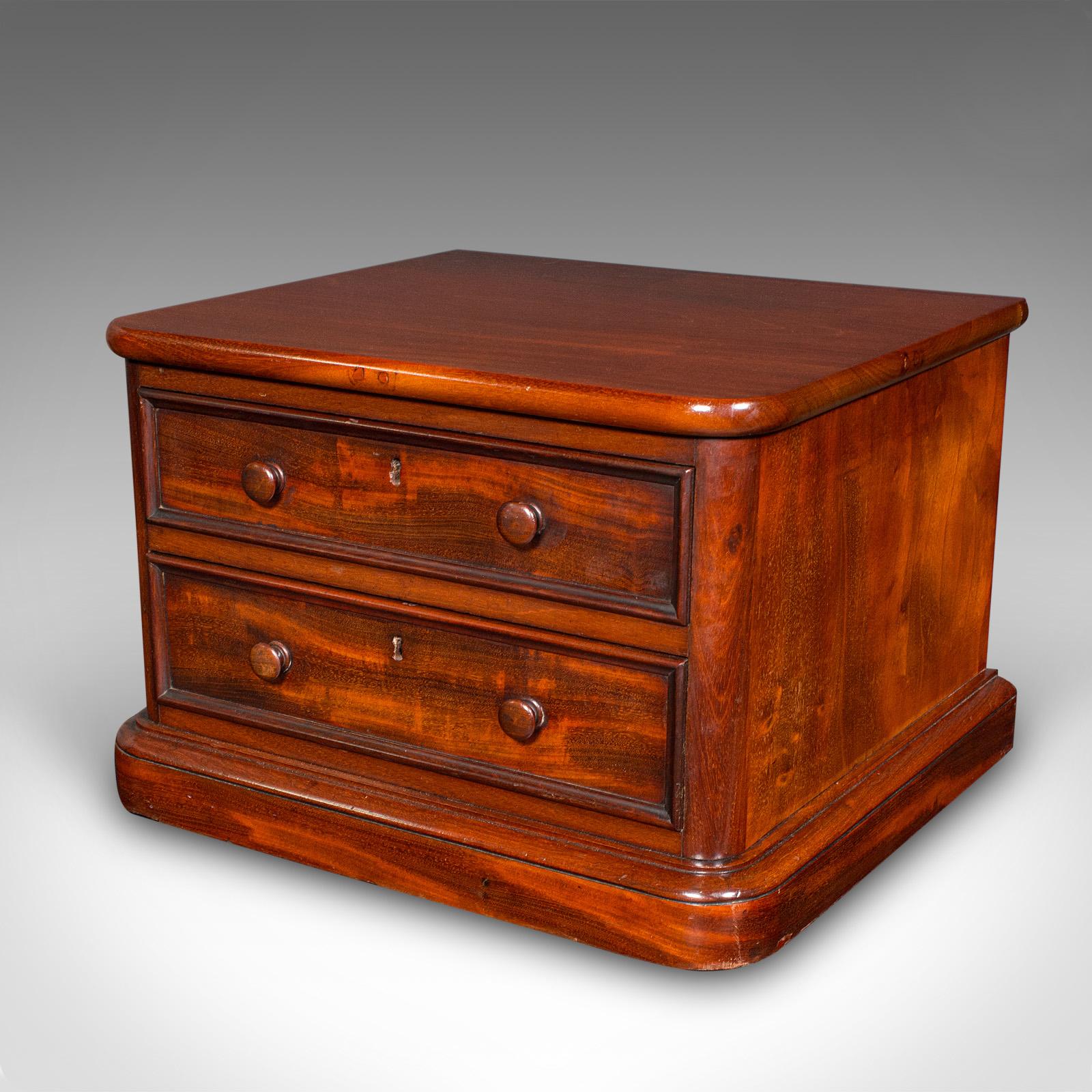 Late 19th Century Pair of Antique Collector's Chests, English, Specimen Cases, Victorian, C.1870 For Sale
