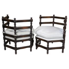 Pair of Antique Corner Chairs