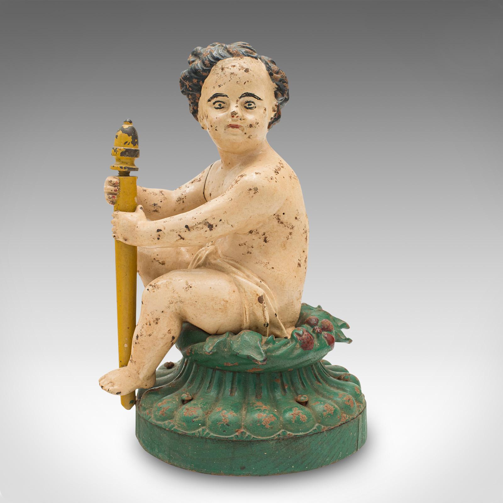 Victorien Paire de figurines décoratives anciennes anglaises, fonte, Rubenesque, victoriennes en vente