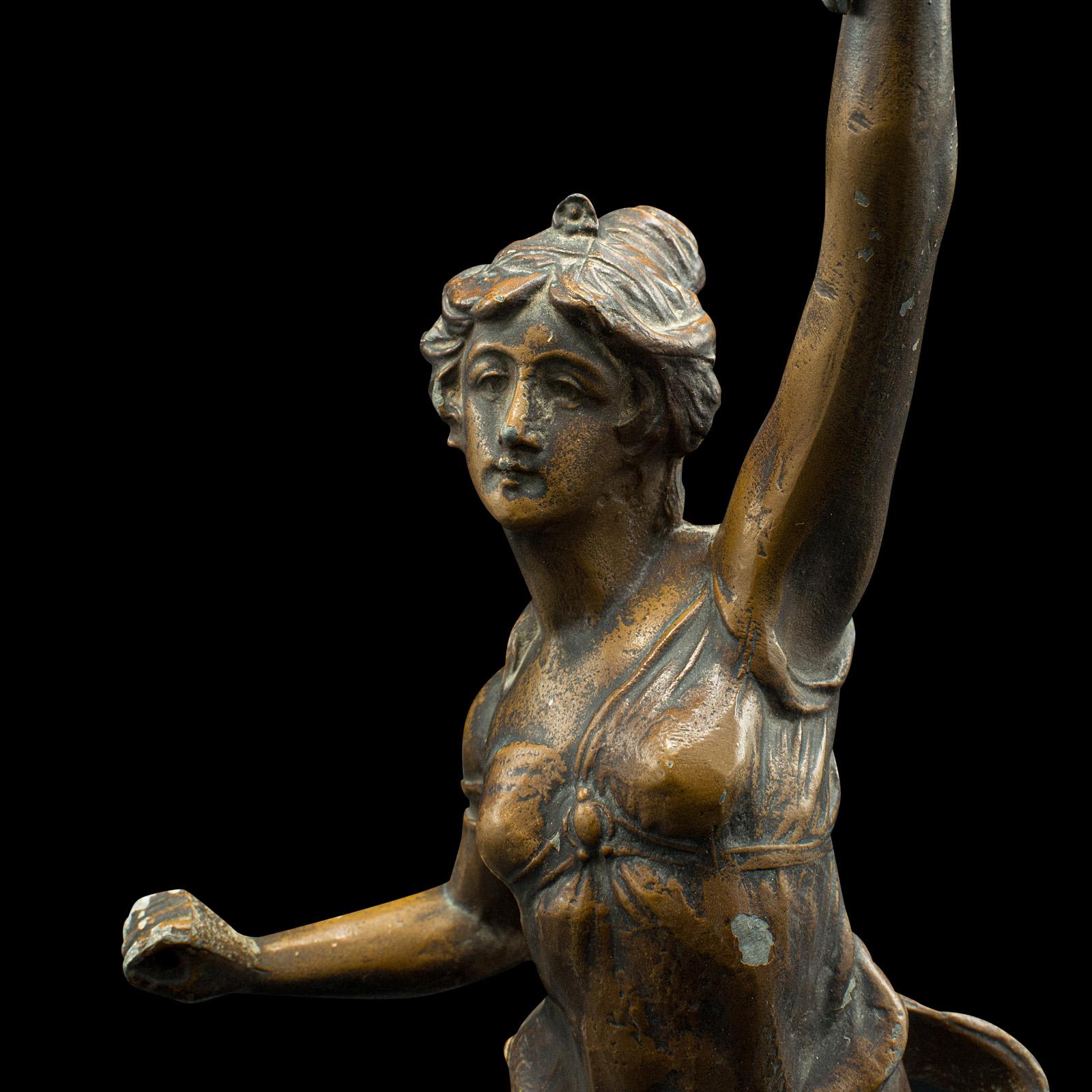 Pair Of Antique Decorative Figures, French Bronze Spelter, Classic Taste, Statue 5